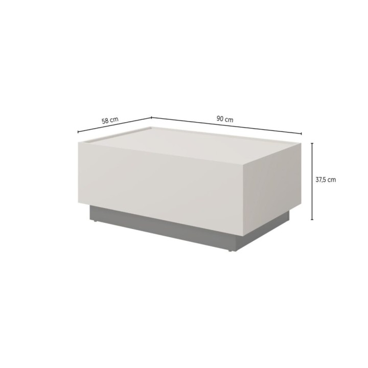 Eko Coffee Table with Pull-Out Function Oak - J&B Furniture