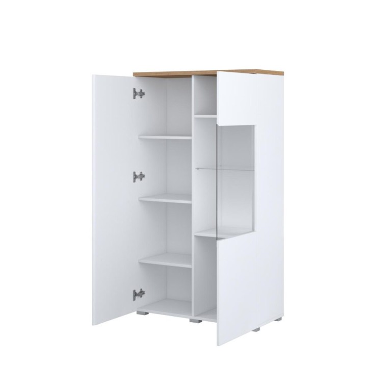 Modo Display Cabinet | White & Oak Display Unit Ireland