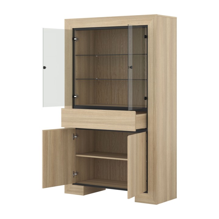 CUBA II Display Cabinet | Scandinavian Oak Display Unit