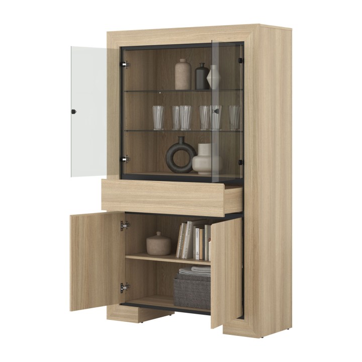 CUBA II Display Cabinet | Scandinavian Oak Display Unit