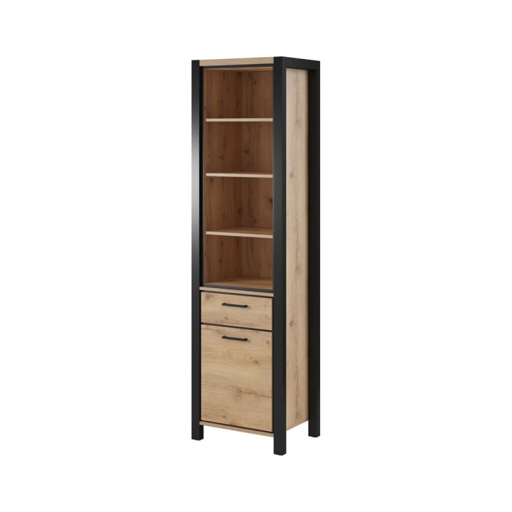 AKTIV Display Cabinet | Industrial Taurus Oak Unit