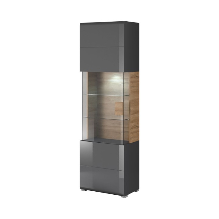 Toledo Display Cabinet Anthracite | J&B Furniture
