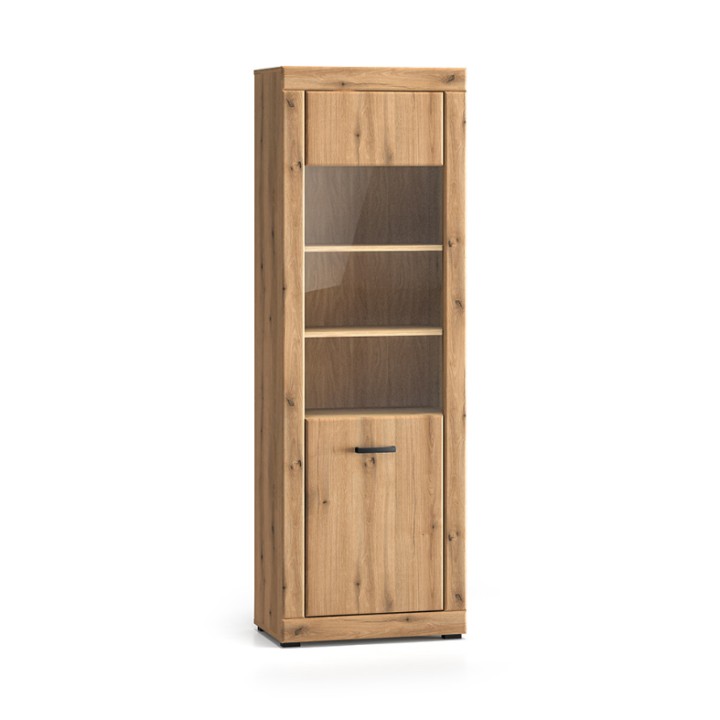 Traditional Oak Display Cabinet 195cm | J&B Furniture