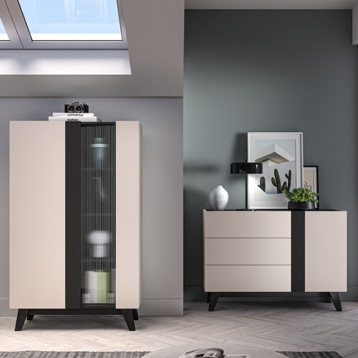 Display Cabinet 155cm | Stylish Display Unit | J&B Furniture