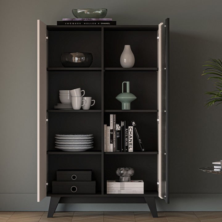 Display Cabinet 155cm | Stylish Display Unit | J&B Furniture