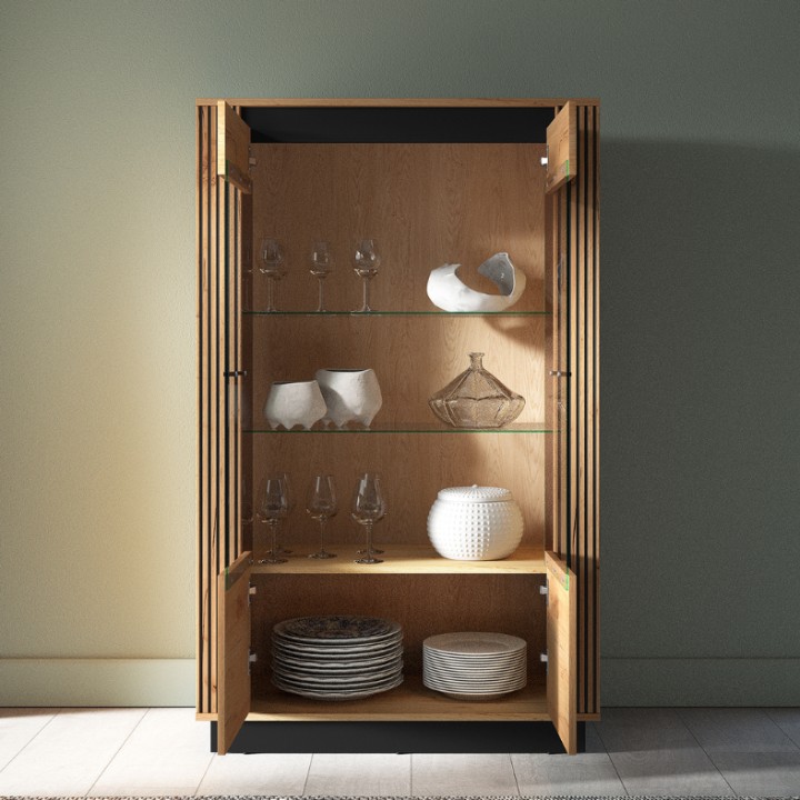 Modern Display Cabinet – Display Unit 141cm
