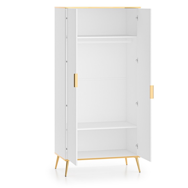 VITERBO Wardrobe White Elegant & Minimalist