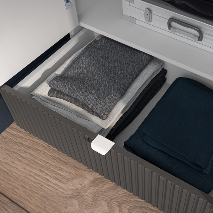 VITERBO Wardrobe White Elegant & Minimalist