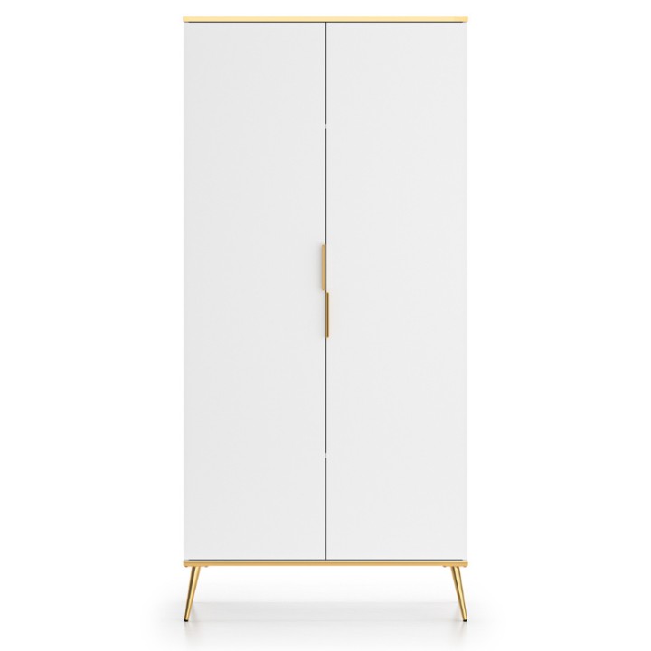 VITERBO Wardrobe White Elegant & Minimalist