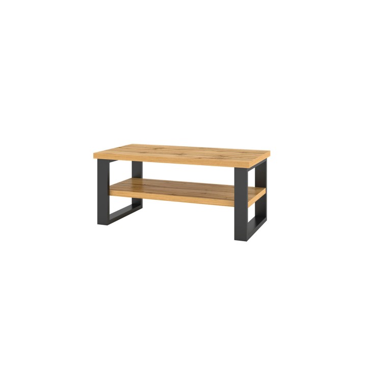 HALLE Coffee Table Wotan Oak – Industrial Loft Style