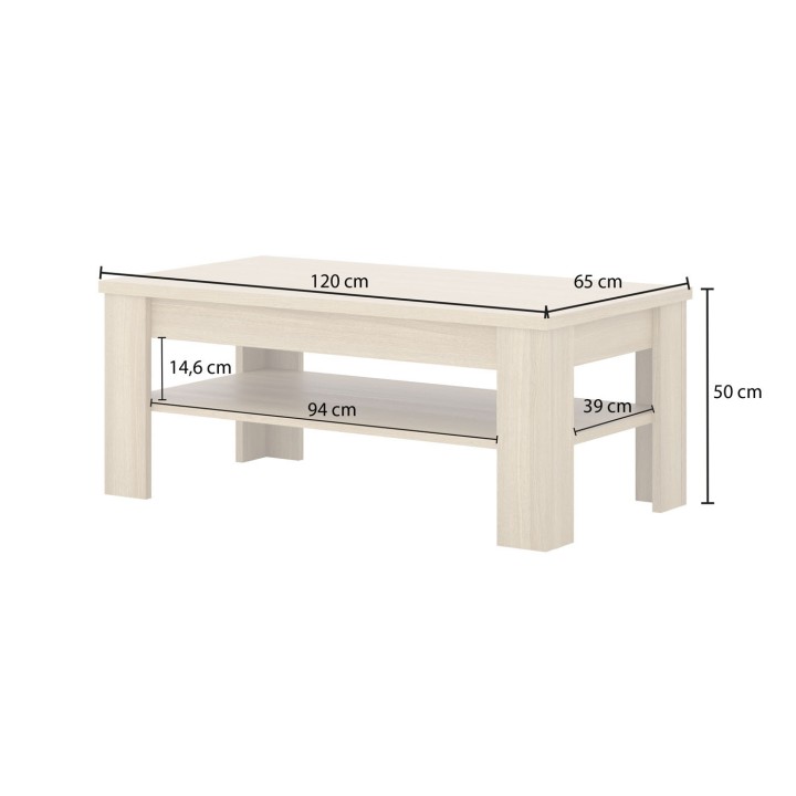 CUBA II Coffee Table – Scandinavian Oak Design