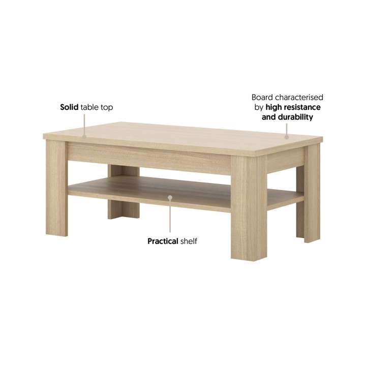 CUBA II Coffee Table – Scandinavian Oak Design