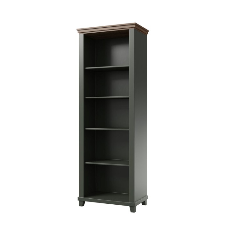 EVA Bookcase – Green & Lefkas Oak Bookshelf Ireland