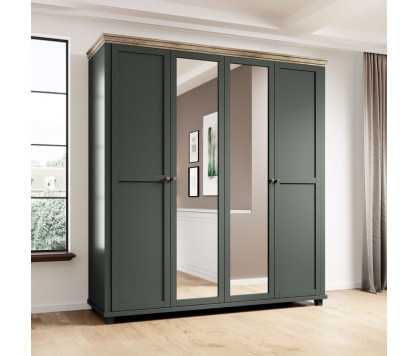 Eva 4 door wardrobe with...