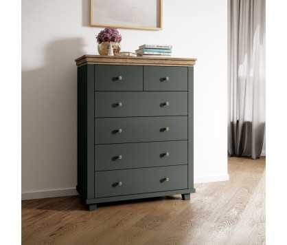 EVA 6 Drawer Chest  Green &...