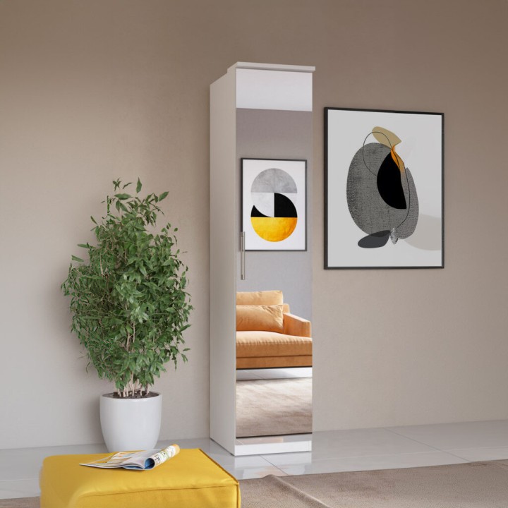 Optima Custom-Fitted Wardrobe with Mirror – Ireland