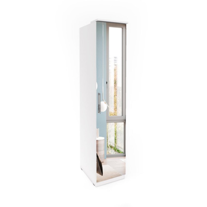 Optima Custom-Fitted Wardrobe with Mirror – Ireland