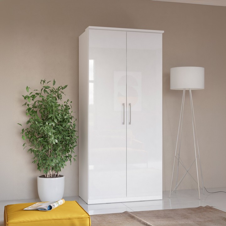 Optima 04 -  wardrobe  2 door wardrobe - J&B Furniture