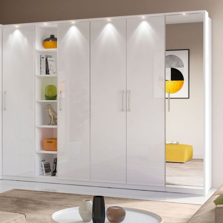Optima 04 -  wardrobe  2 door wardrobe - J&B Furniture