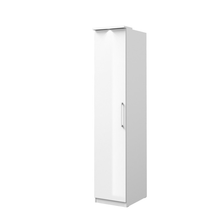 Optima 05 -   wardrobe 1 door L/R in White - J&B Furniture