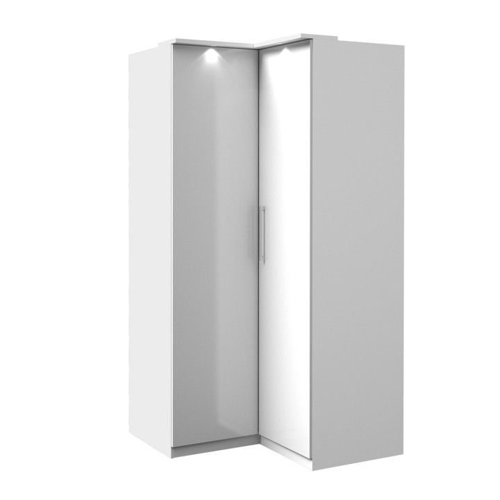 Optima corner wardrobe  2 door - J&B Furniture