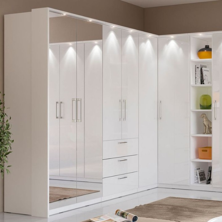 Optima corner wardrobe  2 door - J&B Furniture