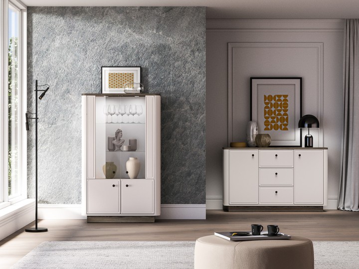 VILAVIO Modern Display Cabinet in Ireland - J&B Furniture