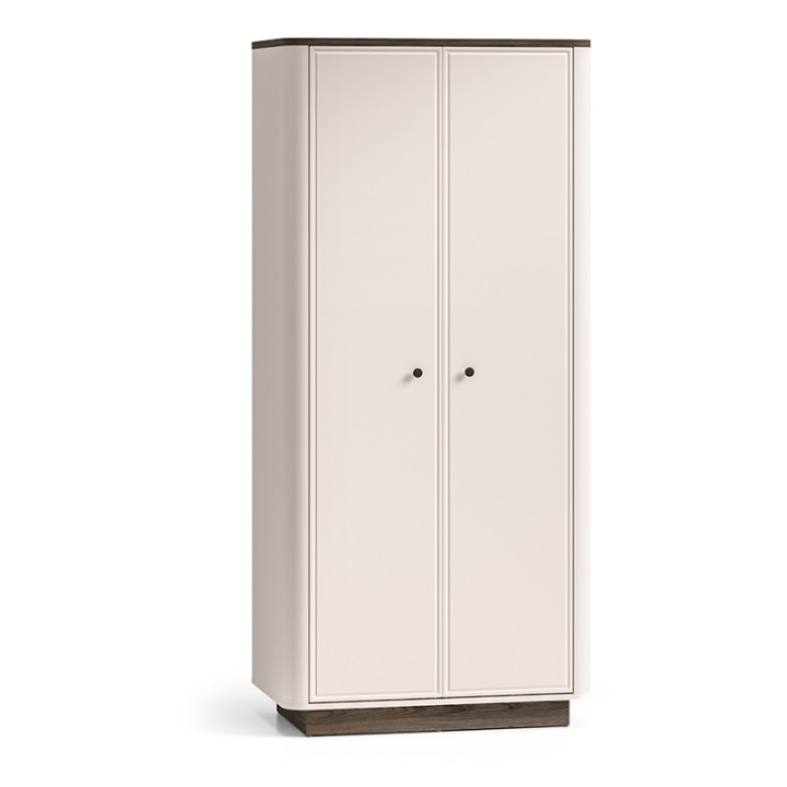 Small Wardrobe Modern Cashmere & Oak  - J&B Furniture