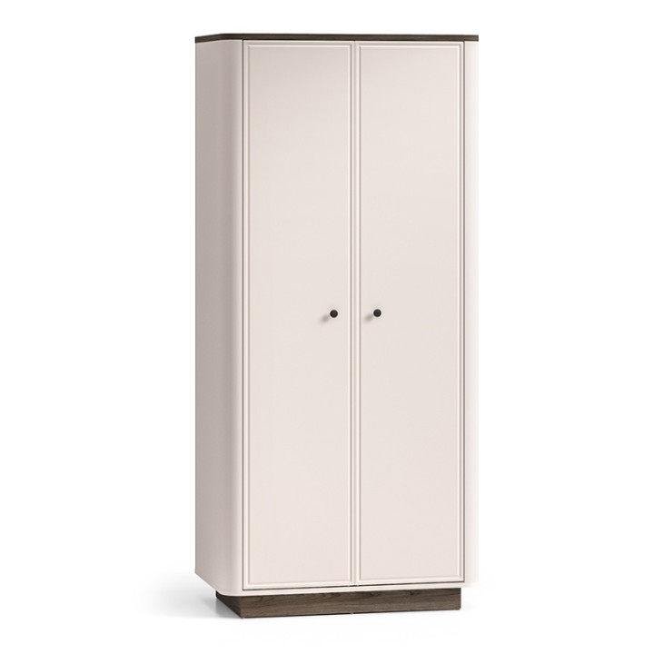 Small Wardrobe Modern Cashmere & Oak  - J&B Furniture