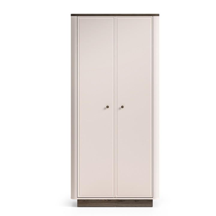Small Wardrobe Modern Cashmere & Oak  - J&B Furniture
