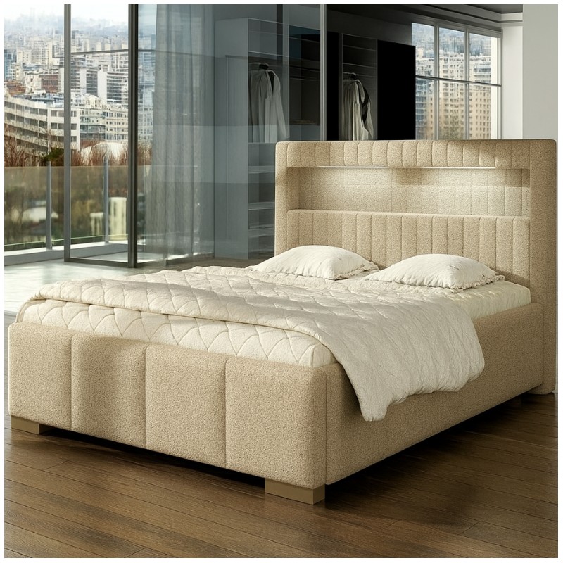 4ft6 Double Ottoman Bed
