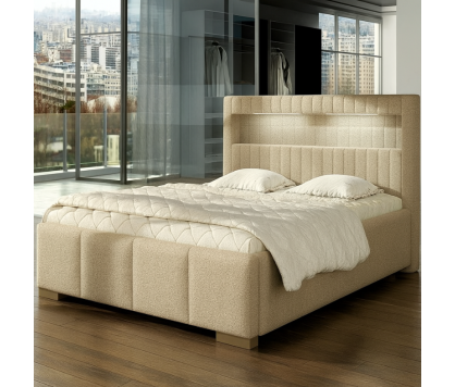 Safina Ottoman Bed LED...