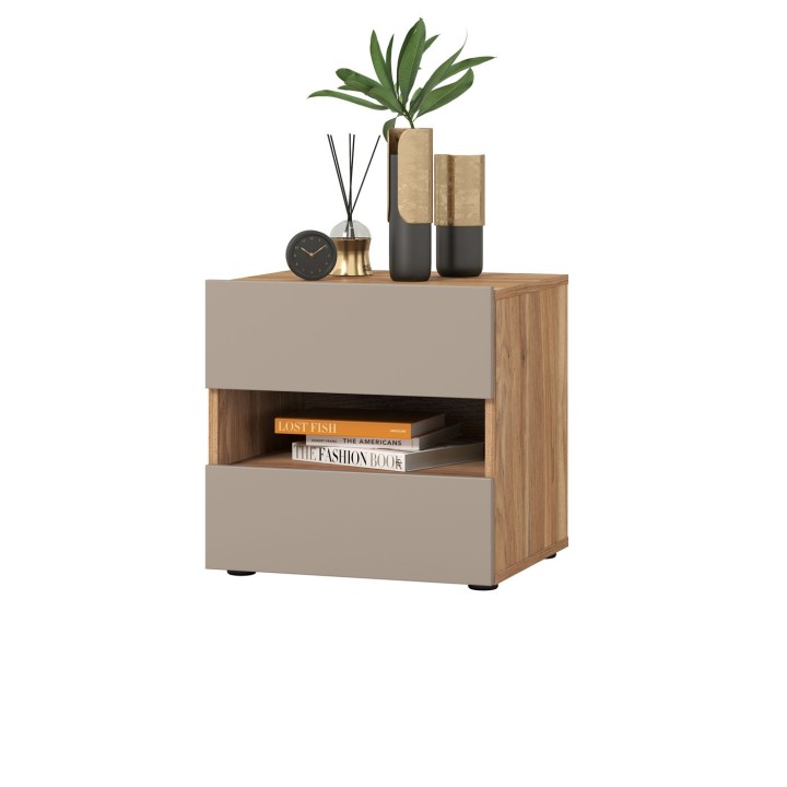 Impressio 2 drawer bedside table