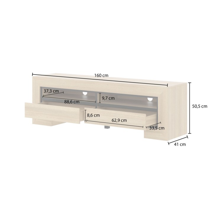CUBA II TV Unit – Scandinavian TV Cabinet - J&B Furniture