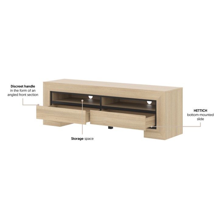 CUBA II TV Unit – Scandinavian TV Cabinet - J&B Furniture