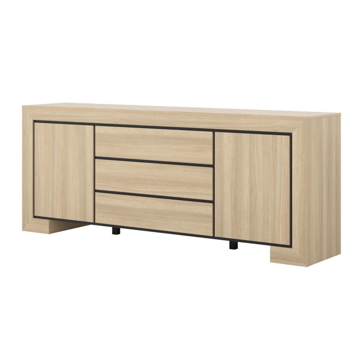 Cuba II Sideboard – Nordic Oak 2 Door 3 Drawer Design