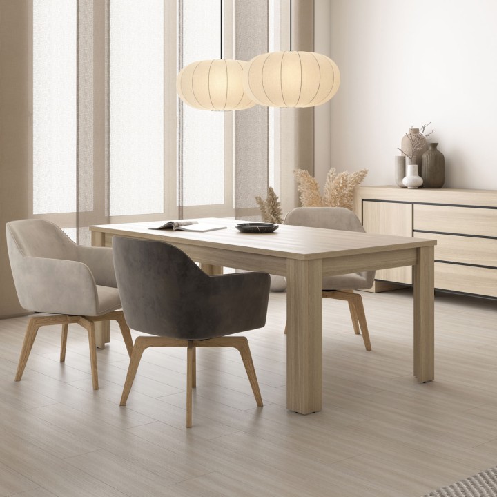 Cuba II Dining Table – Nordic Oak Modern Design