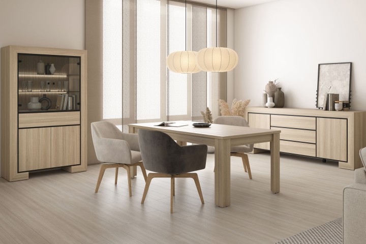 Cuba II Dining Table – Nordic Oak Modern Design