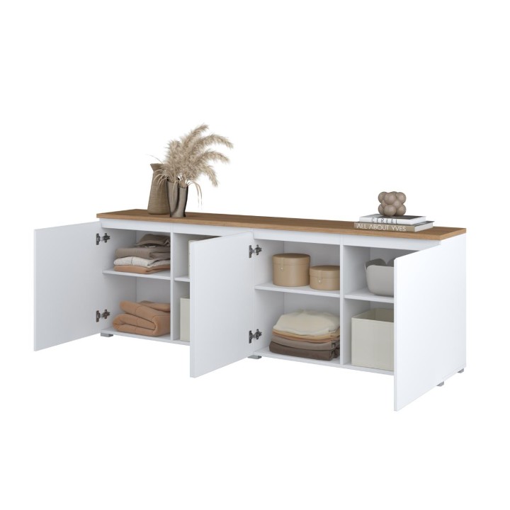 Modern White Sideboard 4 Door – Modo Collection | J&B