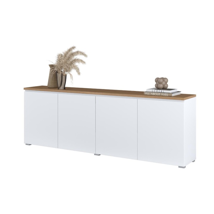 Modern White Sideboard 4 Door – Modo Collection | J&B