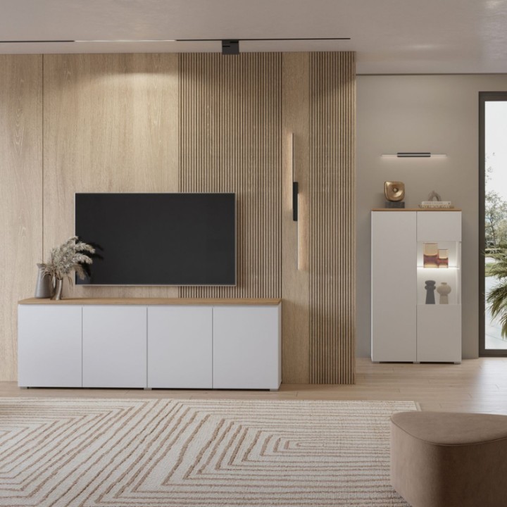 Modern White Sideboard 4 Door – Modo Collection | J&B
