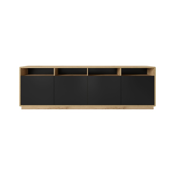 Black 4 Door Sideboard – Aston Modern Storage | J&B