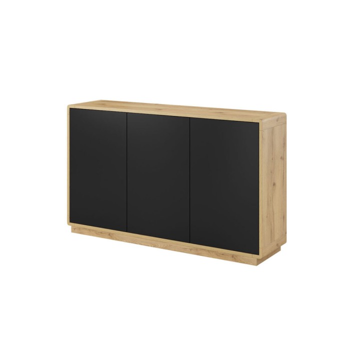 Black 3 Door Sideboard – Aston Modern Storage | J&B