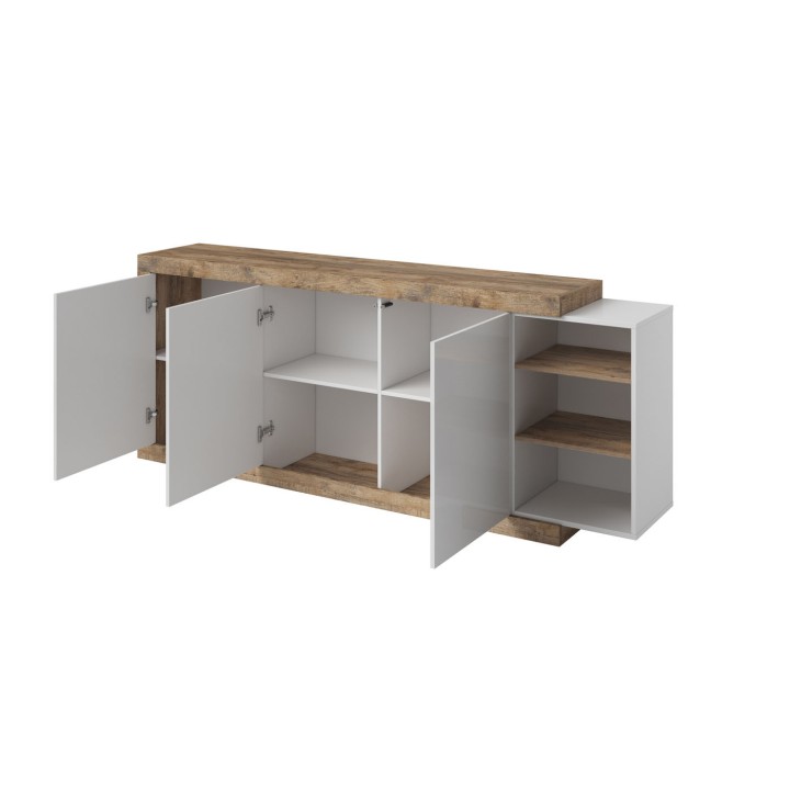 Sintra 220cm 3 Door Chest of Drawers | J&B Furniture