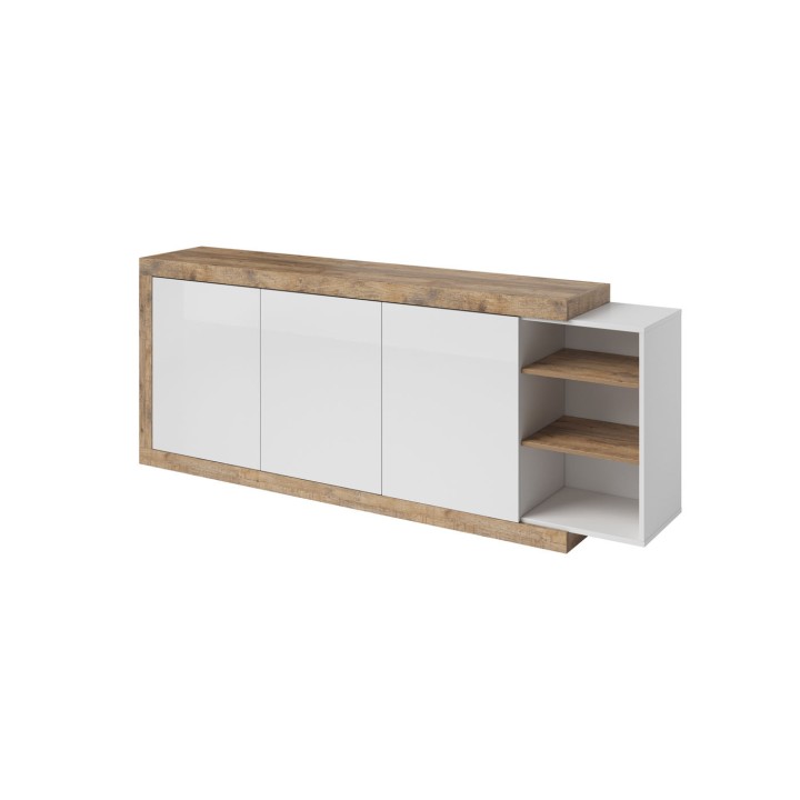 Sintra 220cm 3 Door Chest of Drawers | J&B Furniture