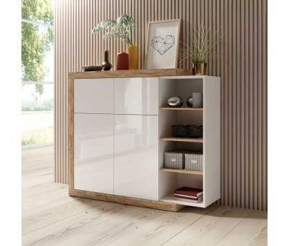 Sintra  Highboard in Oak -...