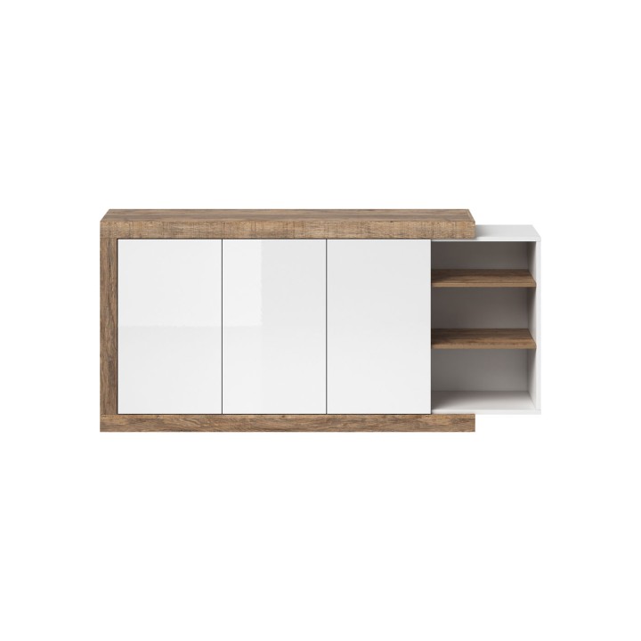 Sintra 180cm 3 Door Chest of Drawers | J&B Furniture