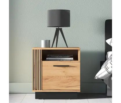 Urso Bedside Table in Oak