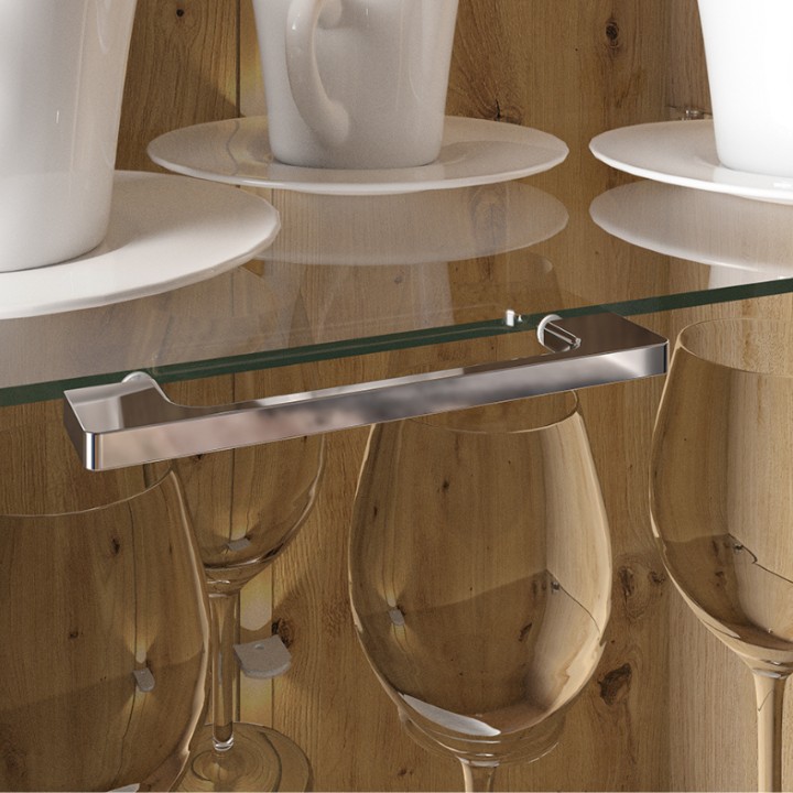 Adagio Display Cabinet Right Hand Oak and White-J&B Furniture