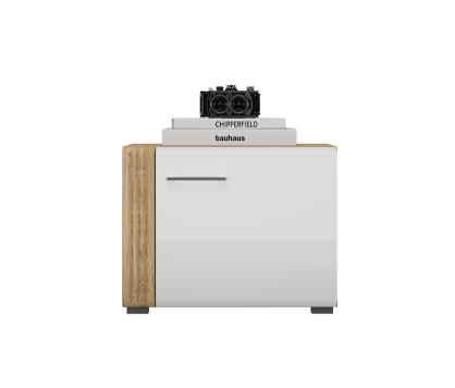 Adagio Bedside Table White...